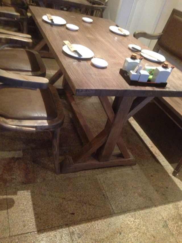 老榆木餐桌YM-21